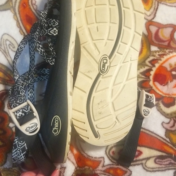 Chaco Z Cloud X2-Cream/Black-Size 10 - Picture 8 of 16